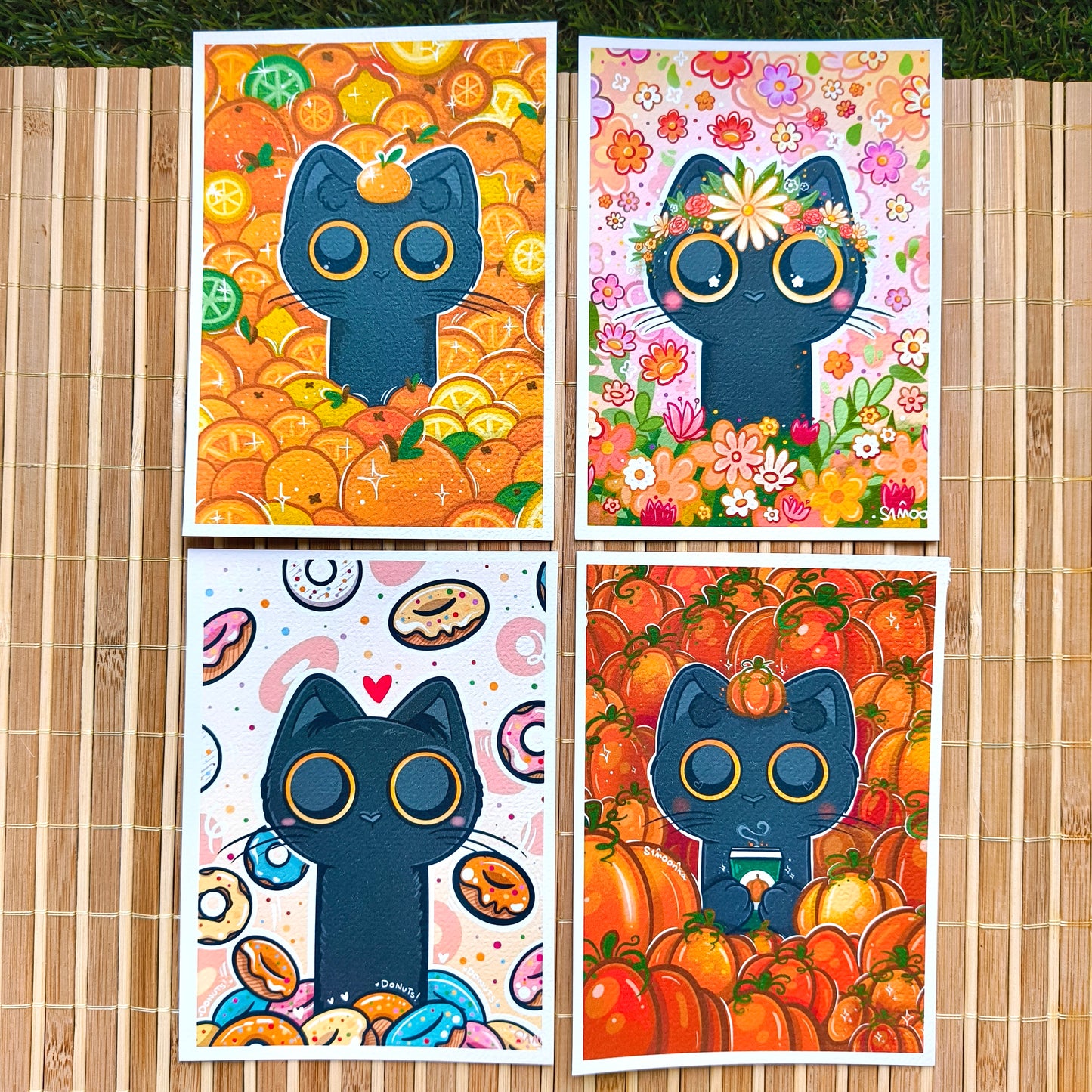 TETSU SEASONS postcard set
