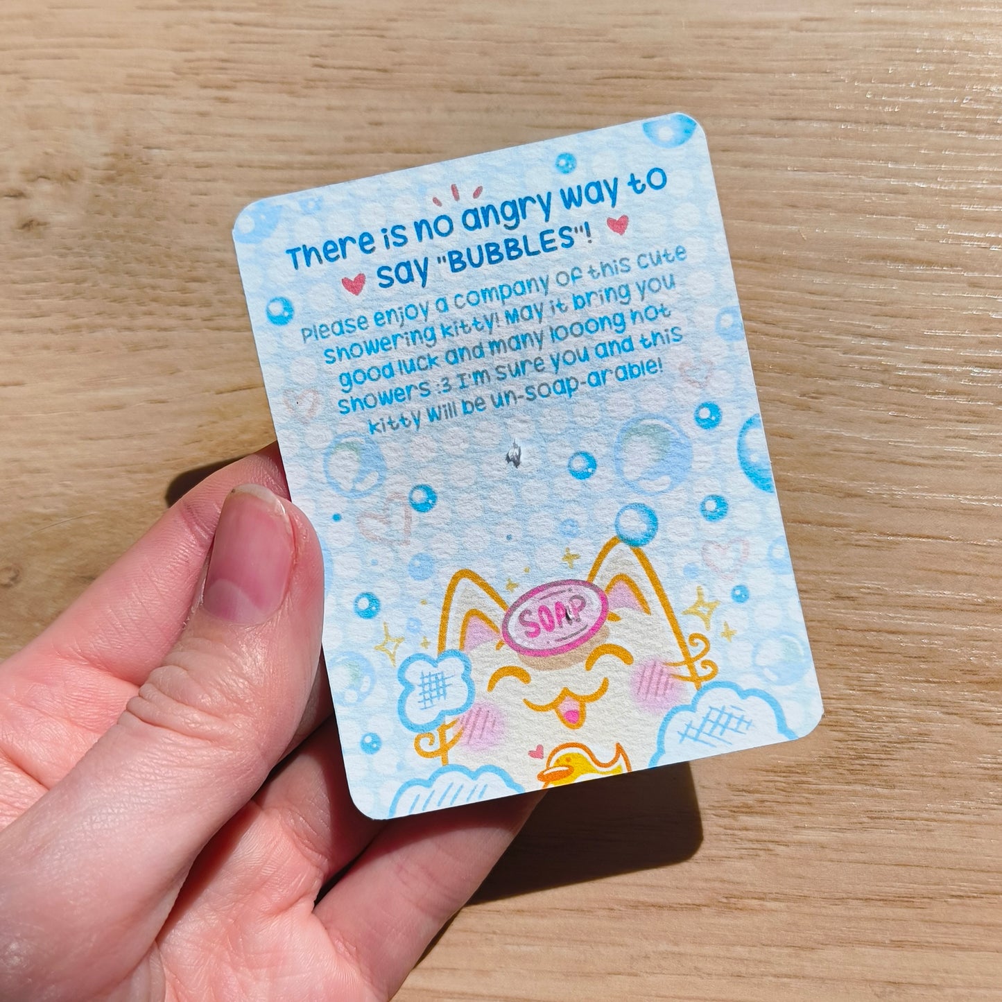 SOAP CAT enamel pin companion :3