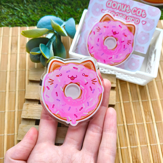 DONUT CAT phone grip