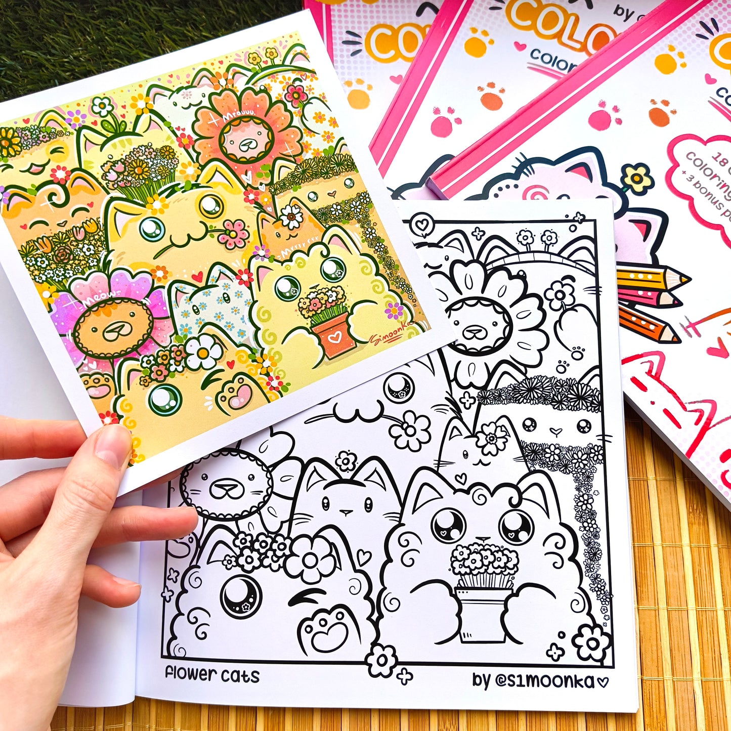 COLOR YOUR WORLD WITH CATS | original coloring book Vol. 1