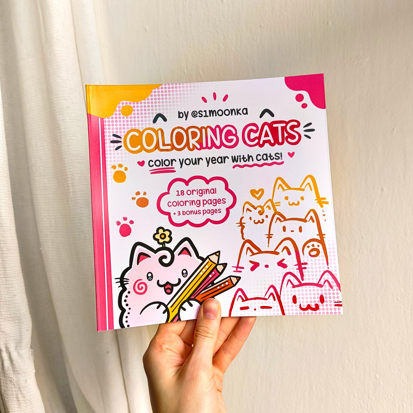 COLOR YOUR WORLD WITH CATS | original coloring book Vol. 1