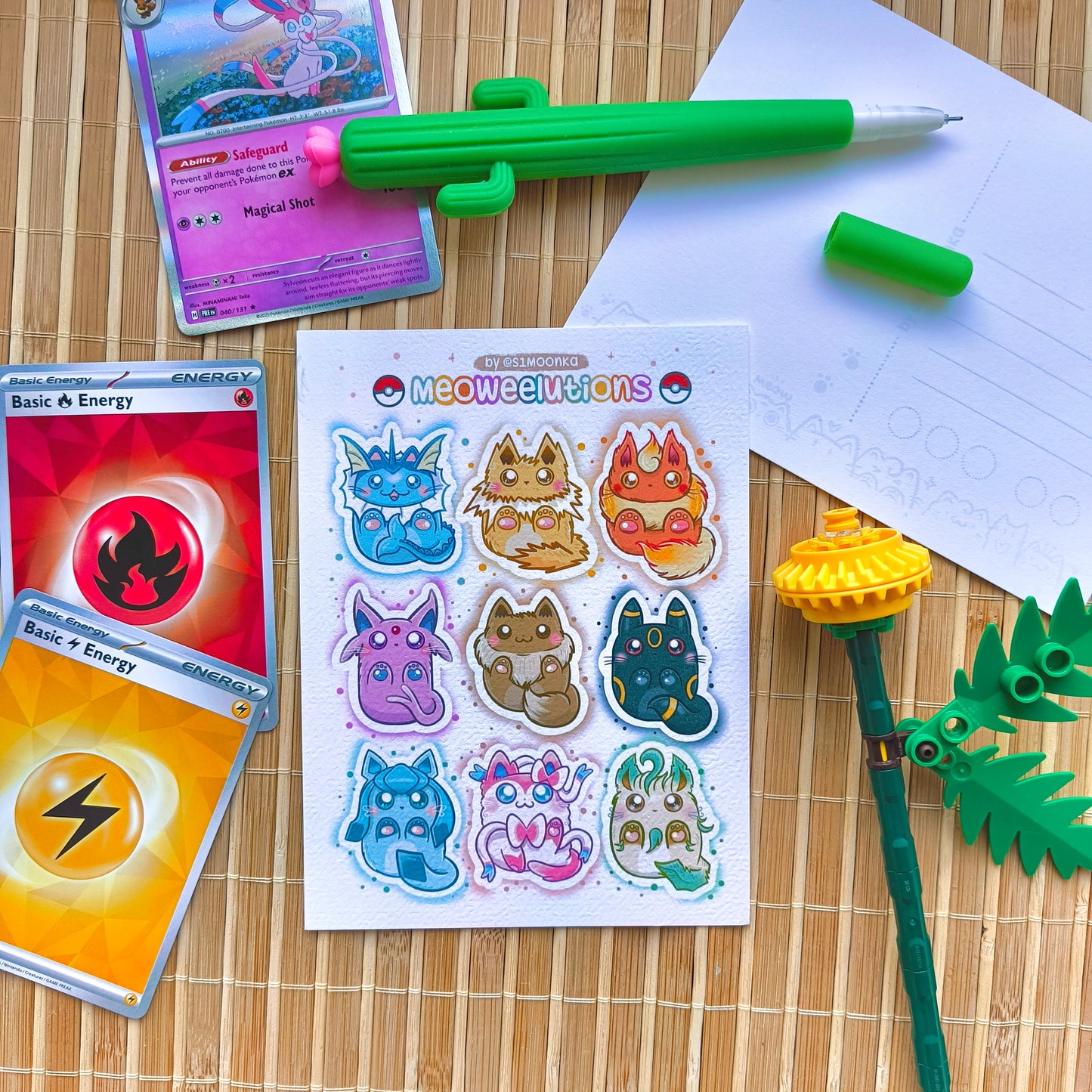 POKEMEOWS postcard set