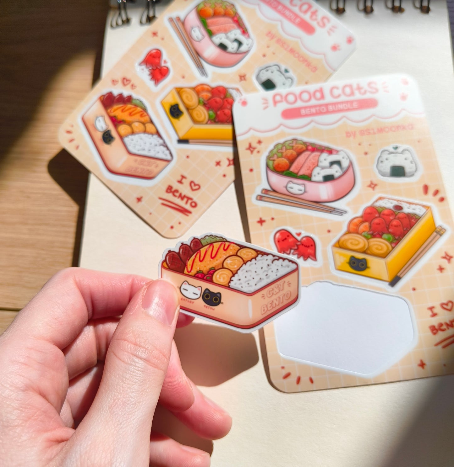 FOOD CATS (bento bundle) mini sticker sheet