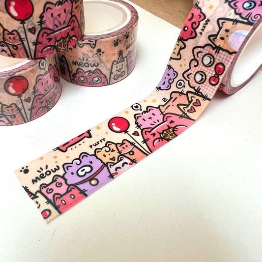B-DAY CATS washi tape