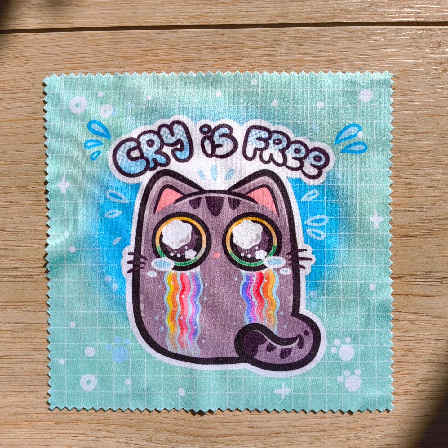 CRY IS FREE microfiber cleaning cloth