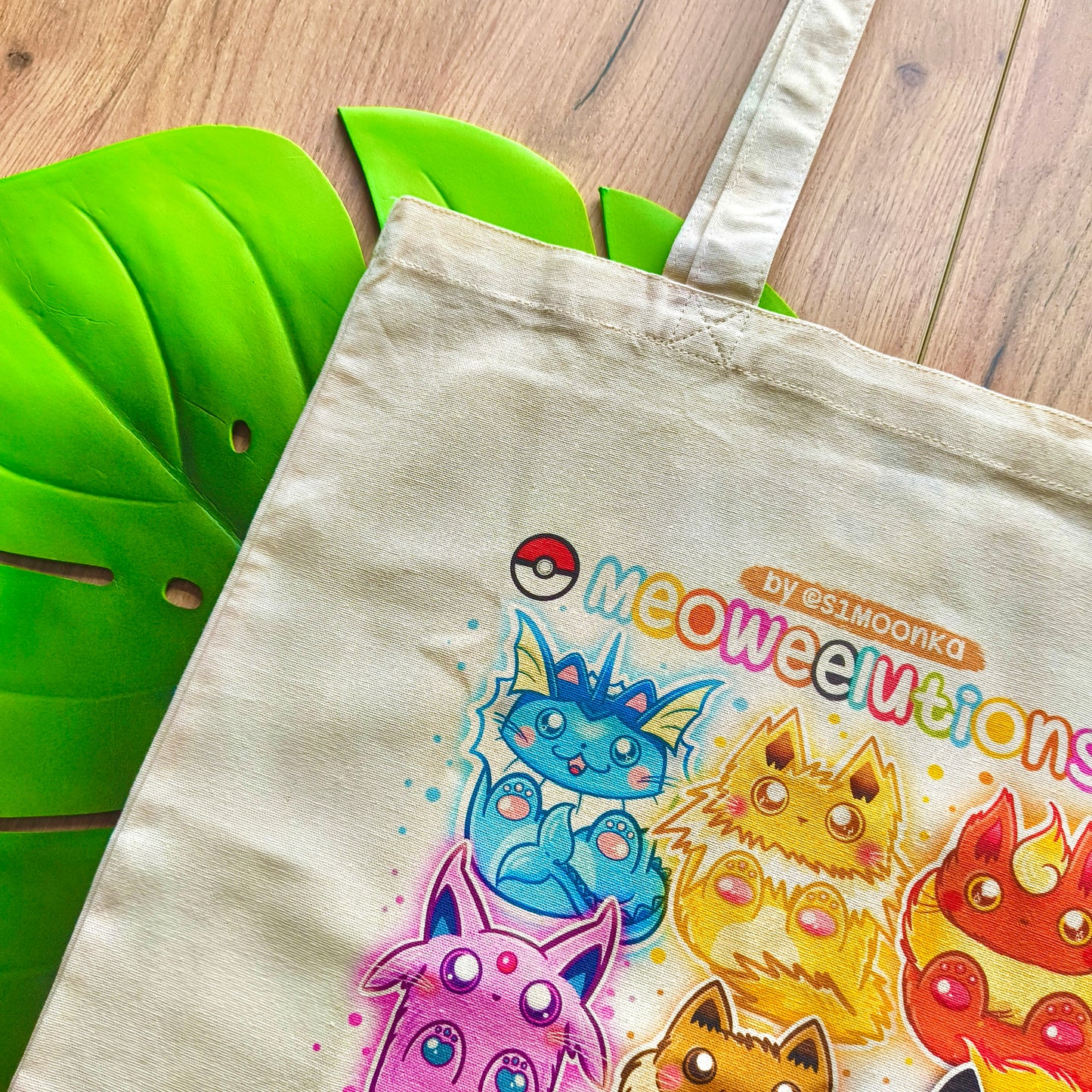 MEOWEELUTIONS cotton tote bag