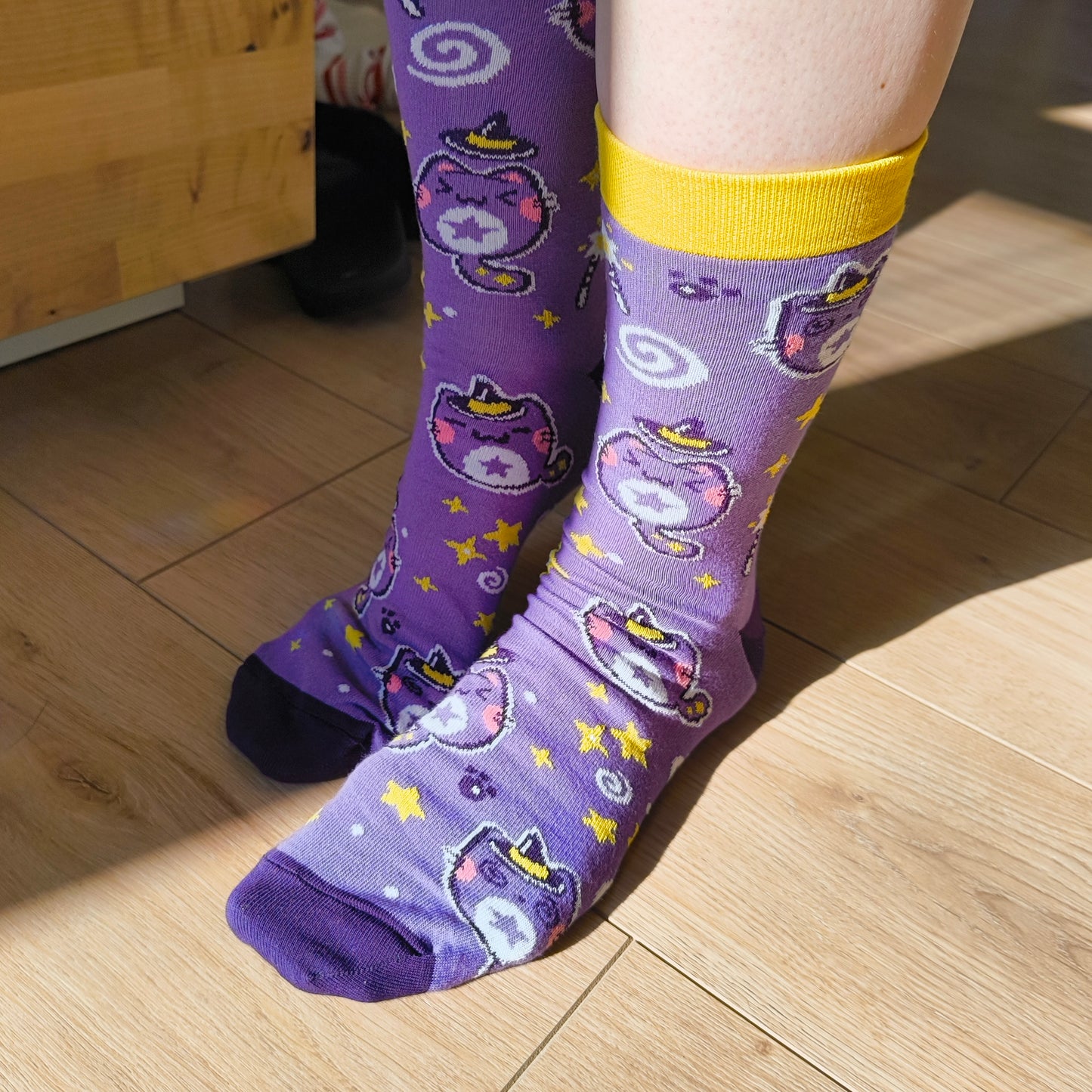 WIZARD CATS cotton socks :3