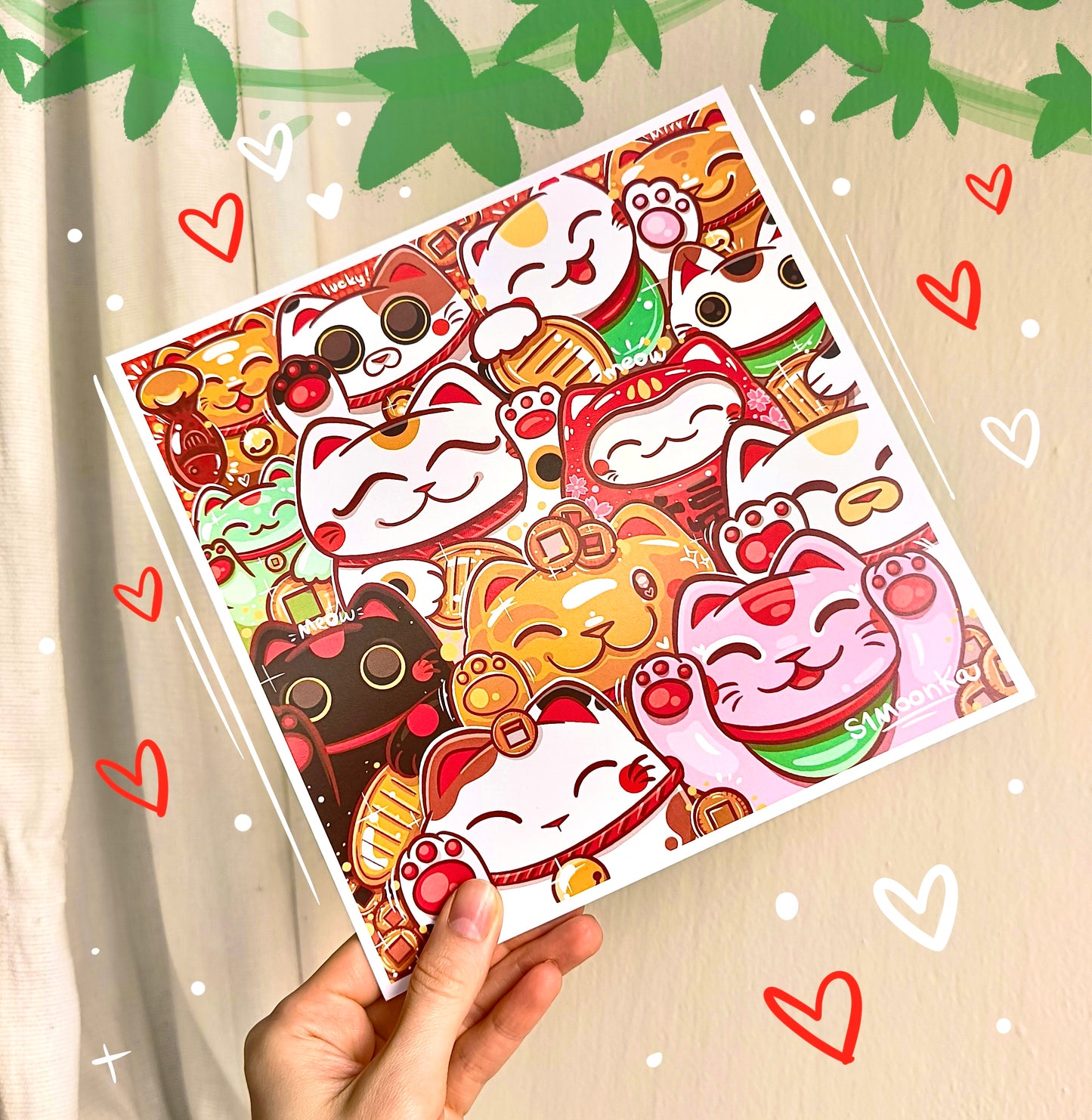 MANEKI NEKOS art print