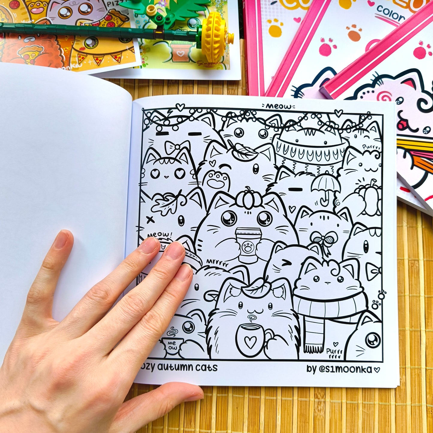 COLOR YOUR WORLD WITH CATS | original coloring book Vol. 1