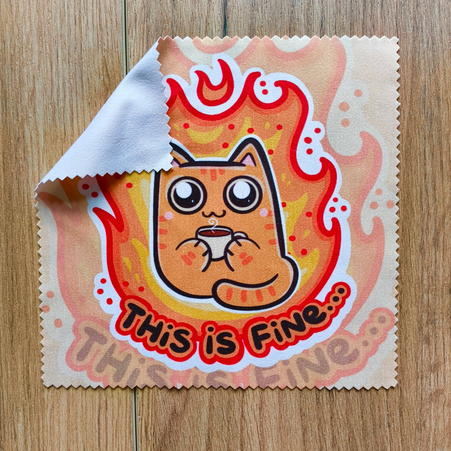 THIS IS FINE microfiber cleaning cloth