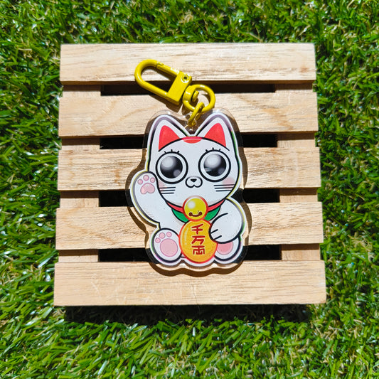 LUCKY CAT acrylic keychain