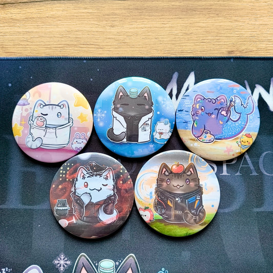 MEOW&DEEPSPACE big button pins