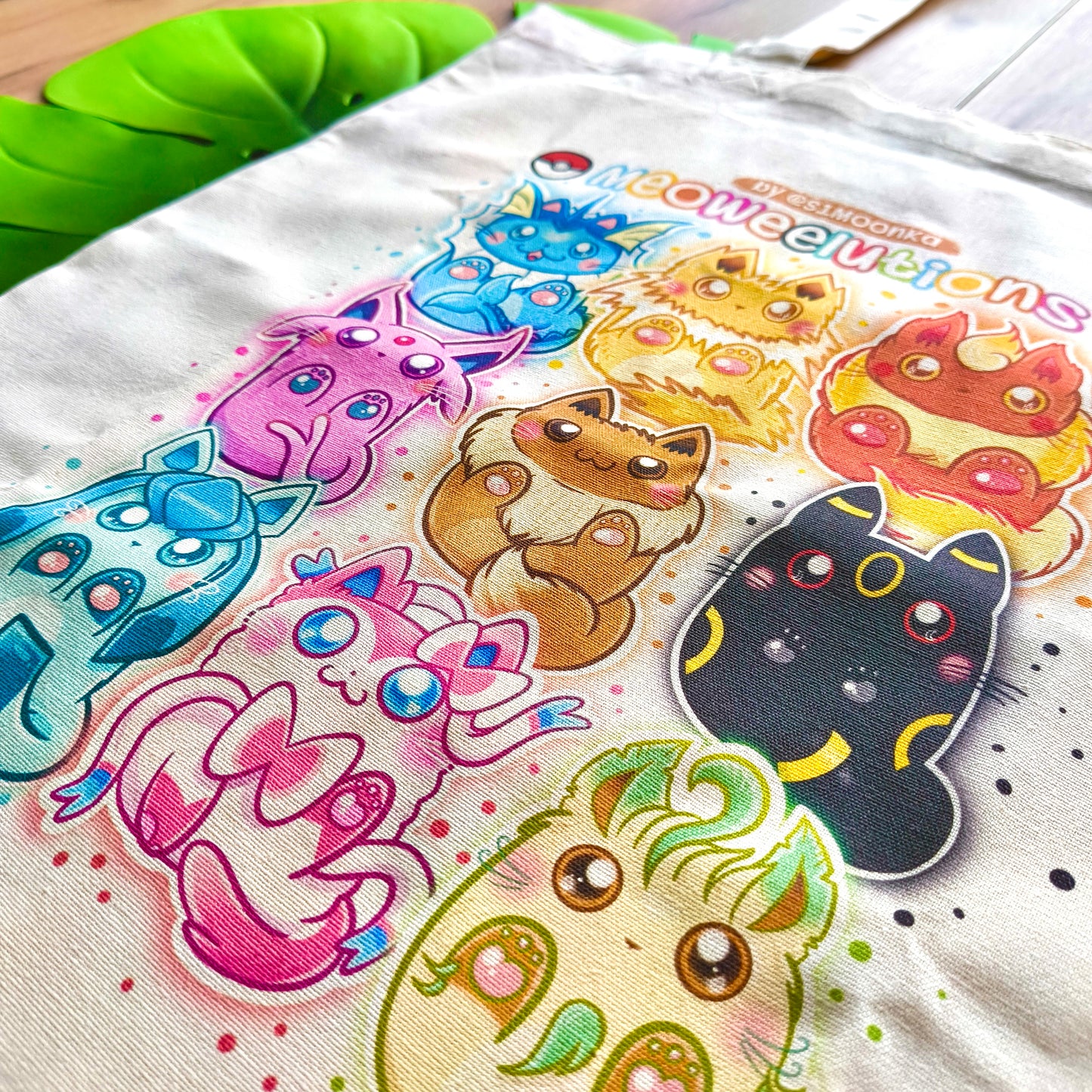 MEOWEELUTIONS cotton tote bag