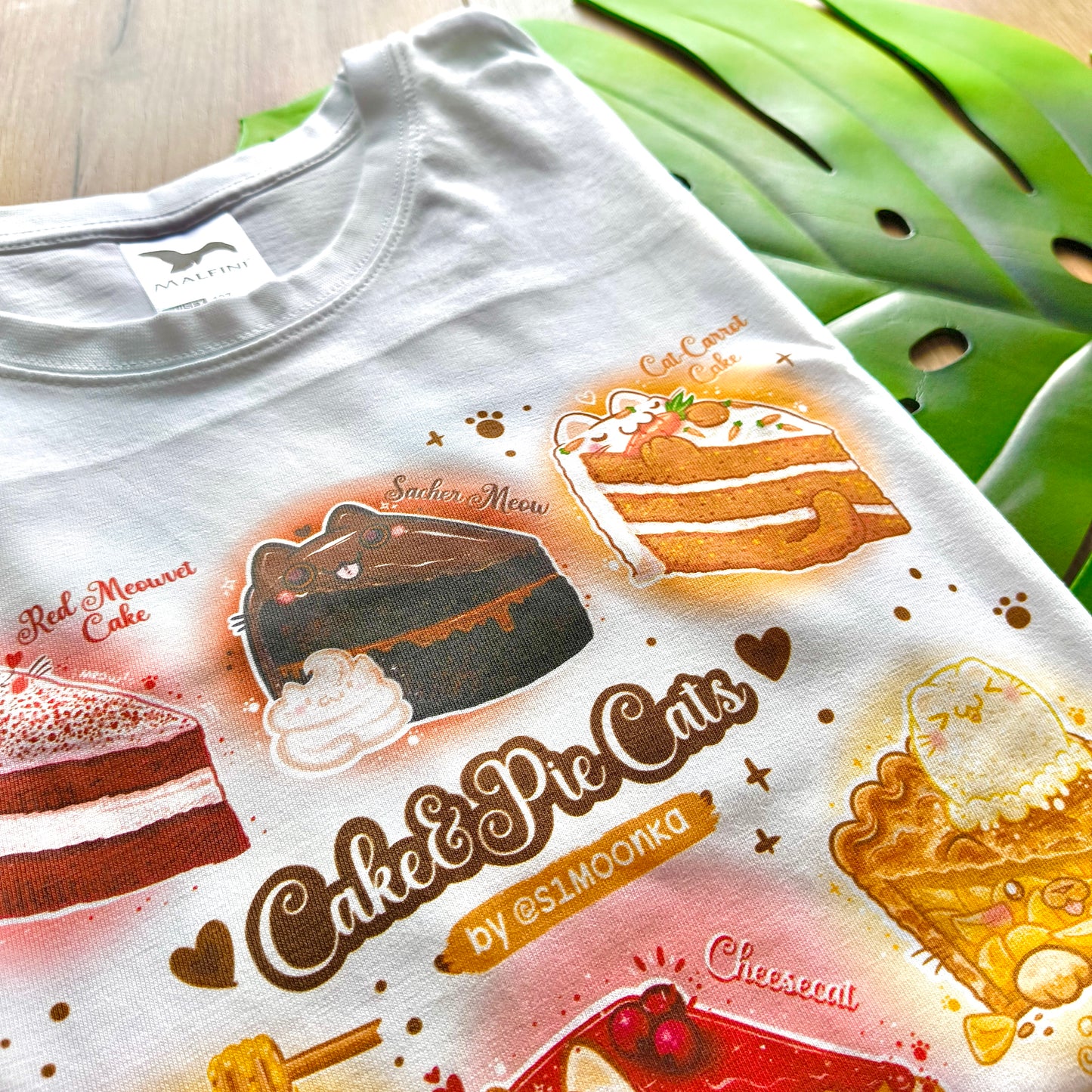 CAKE&PIE CATS cotton t-shirt
