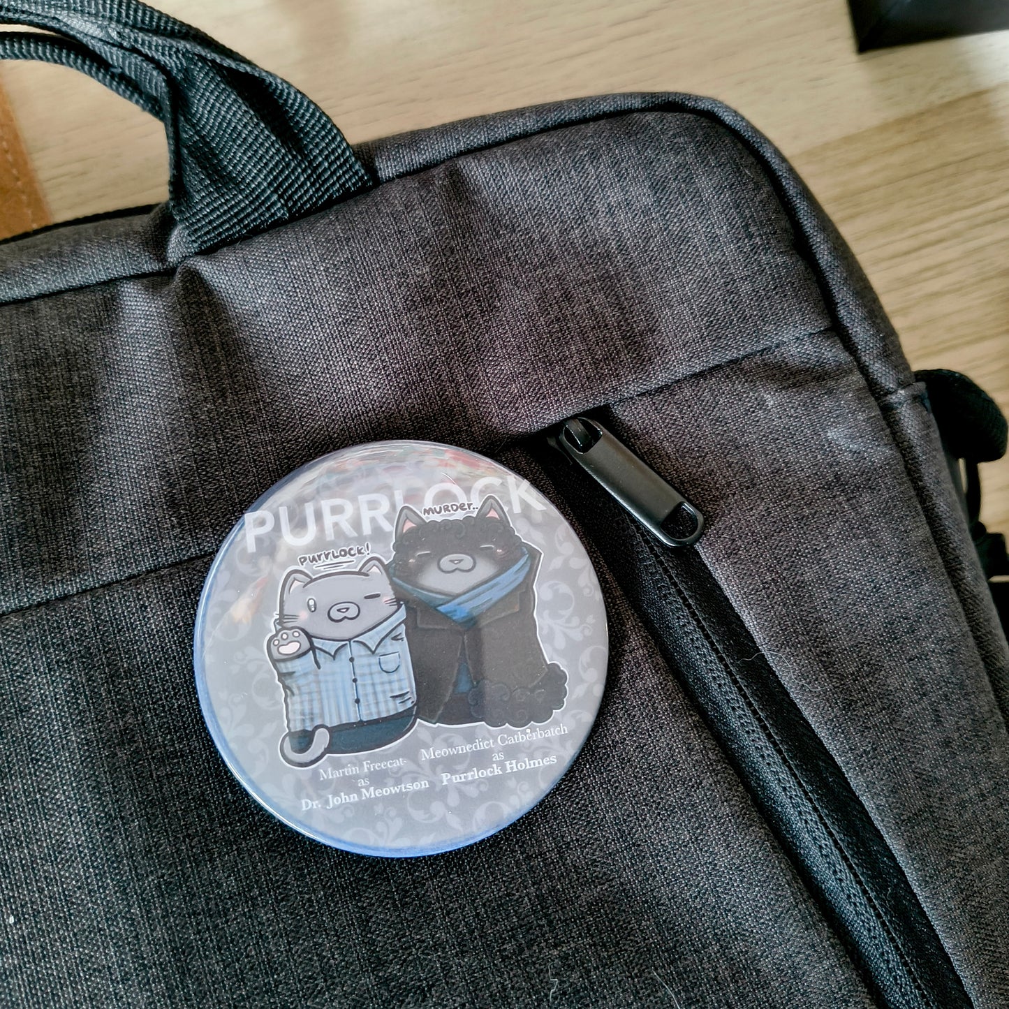 PURRRLOCK big button pins