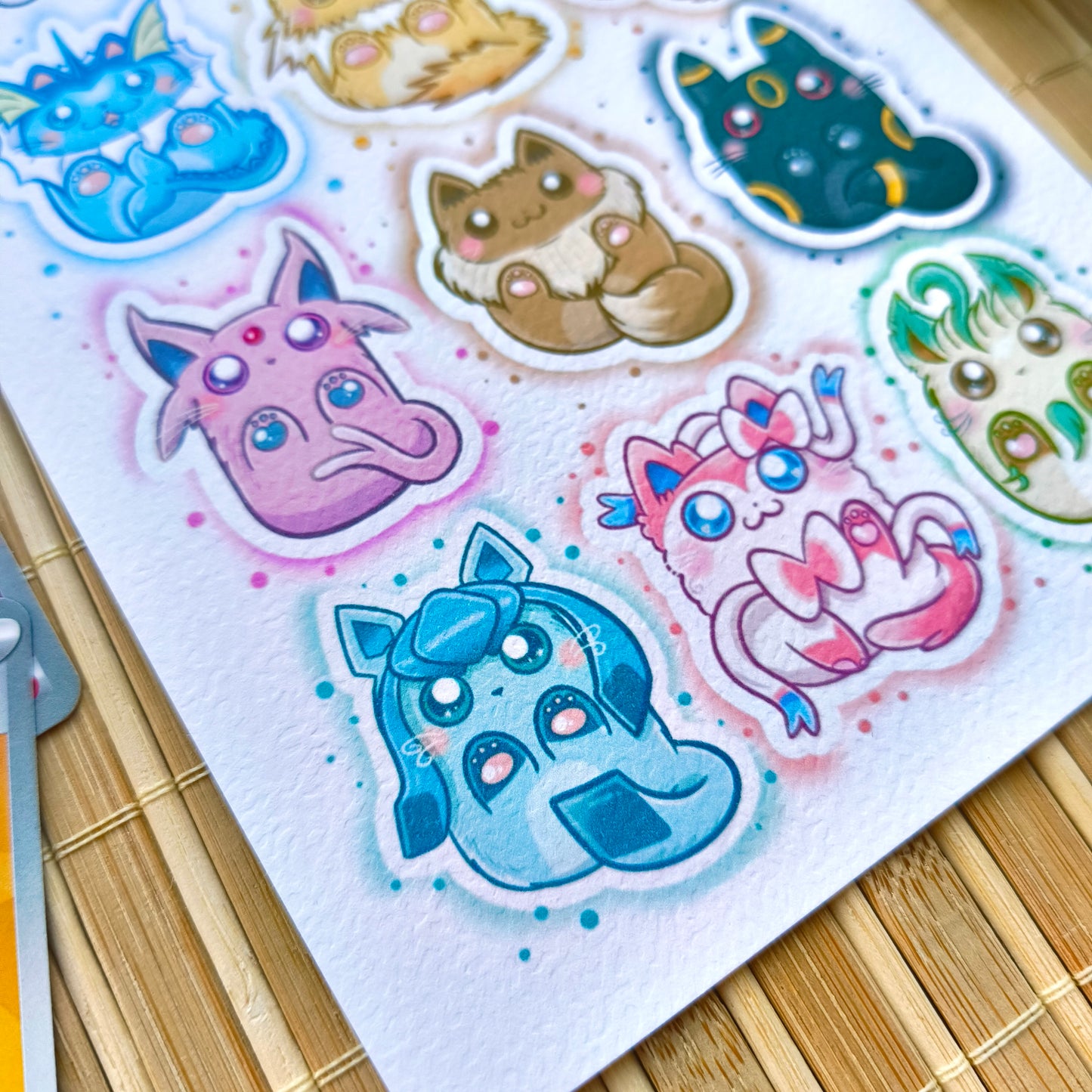 POKEMEOWS postcard set