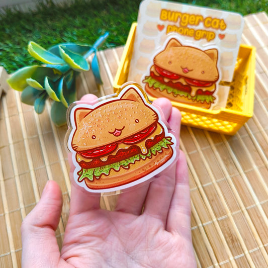 BURGER CAT phone grip