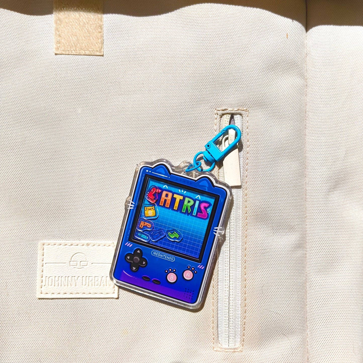 CATRIS acrylic shaker keychain