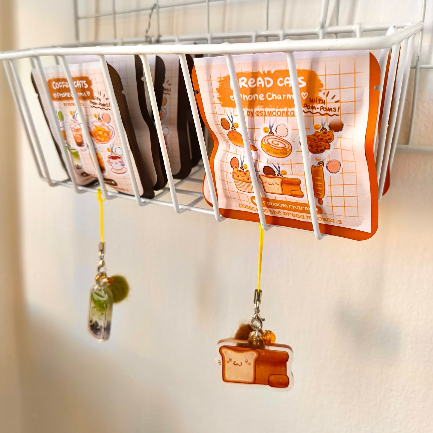 BREAD CATS phone charms
