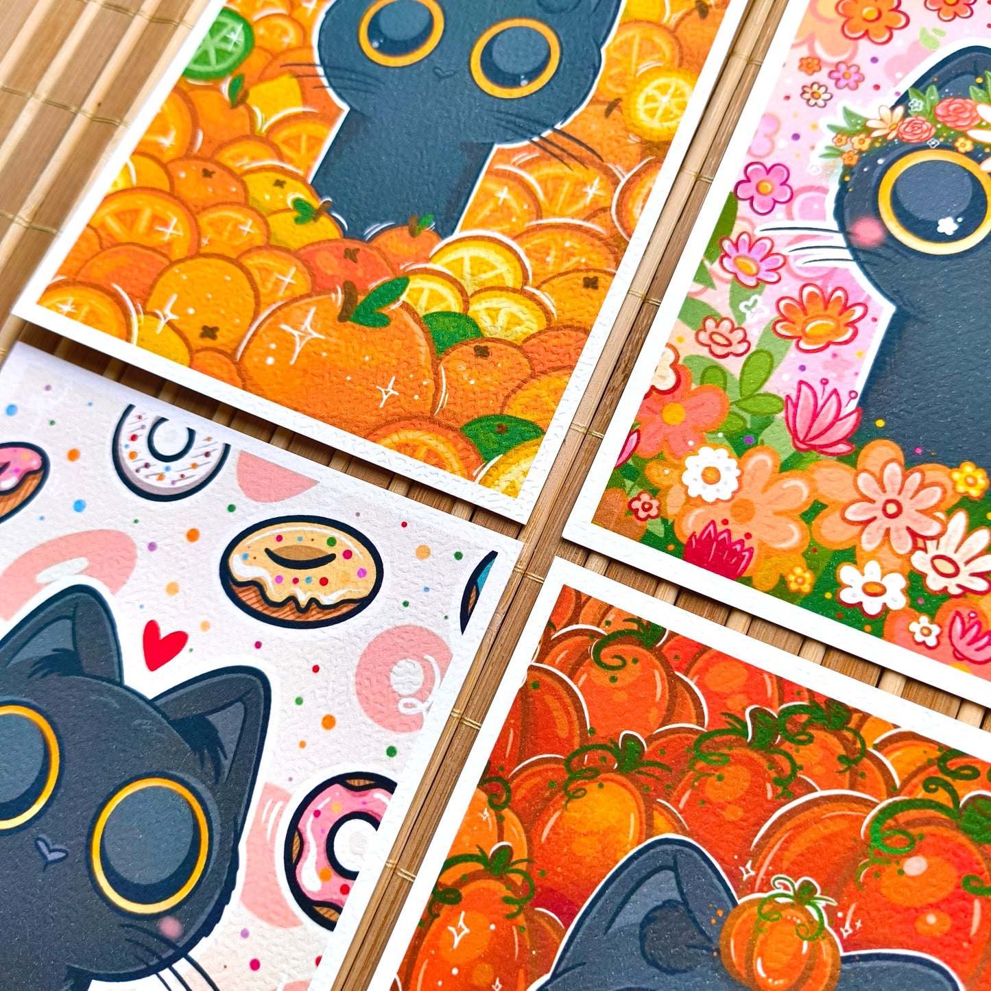 TETSU SEASONS postcard set