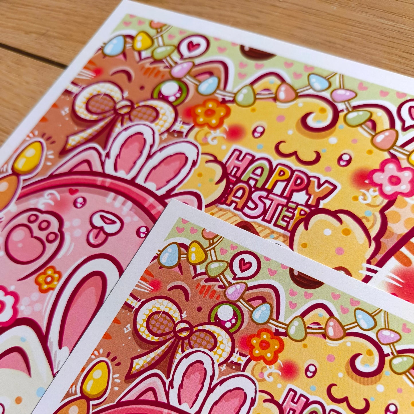EASTER CATS art print