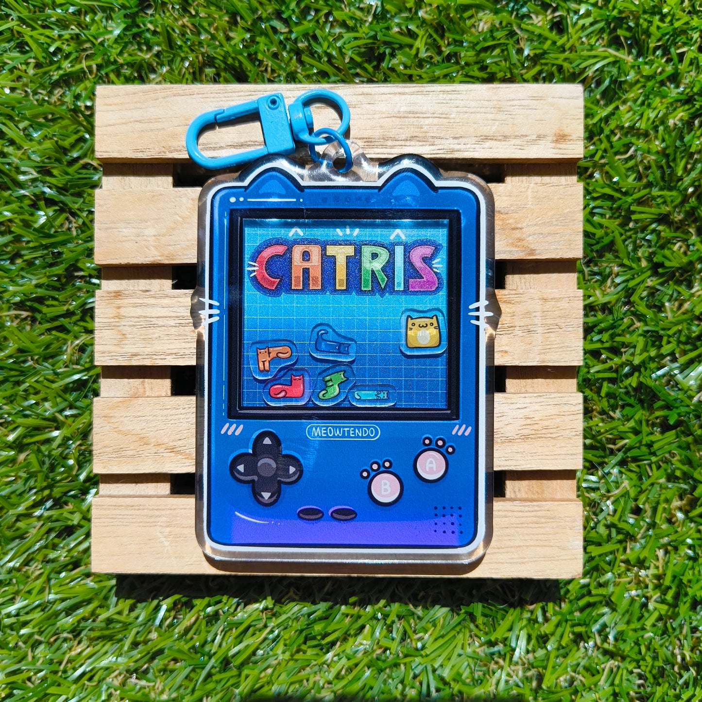 CATRIS acrylic shaker keychain
