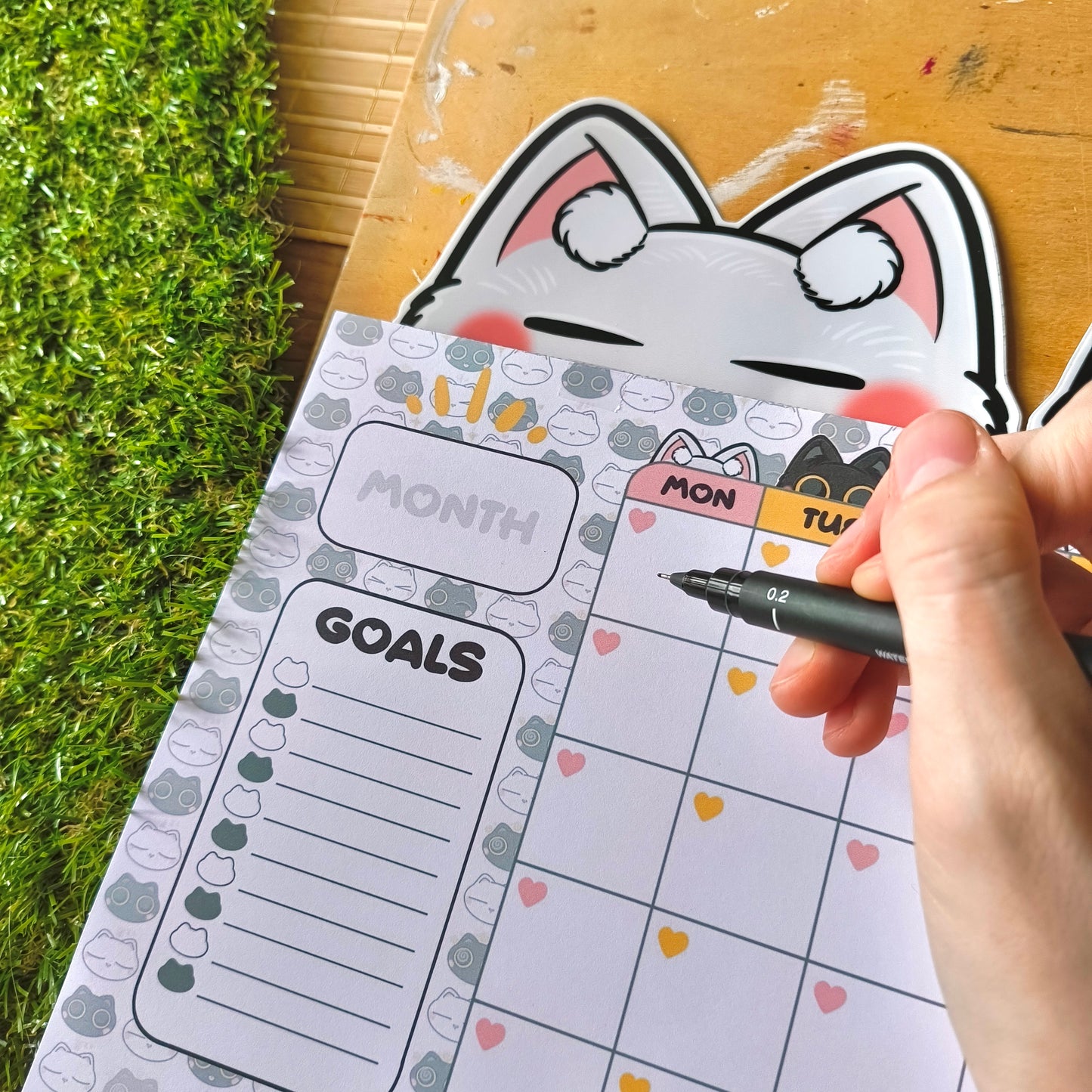 C&T PLANNER SET monthly planner, to-do list, notes