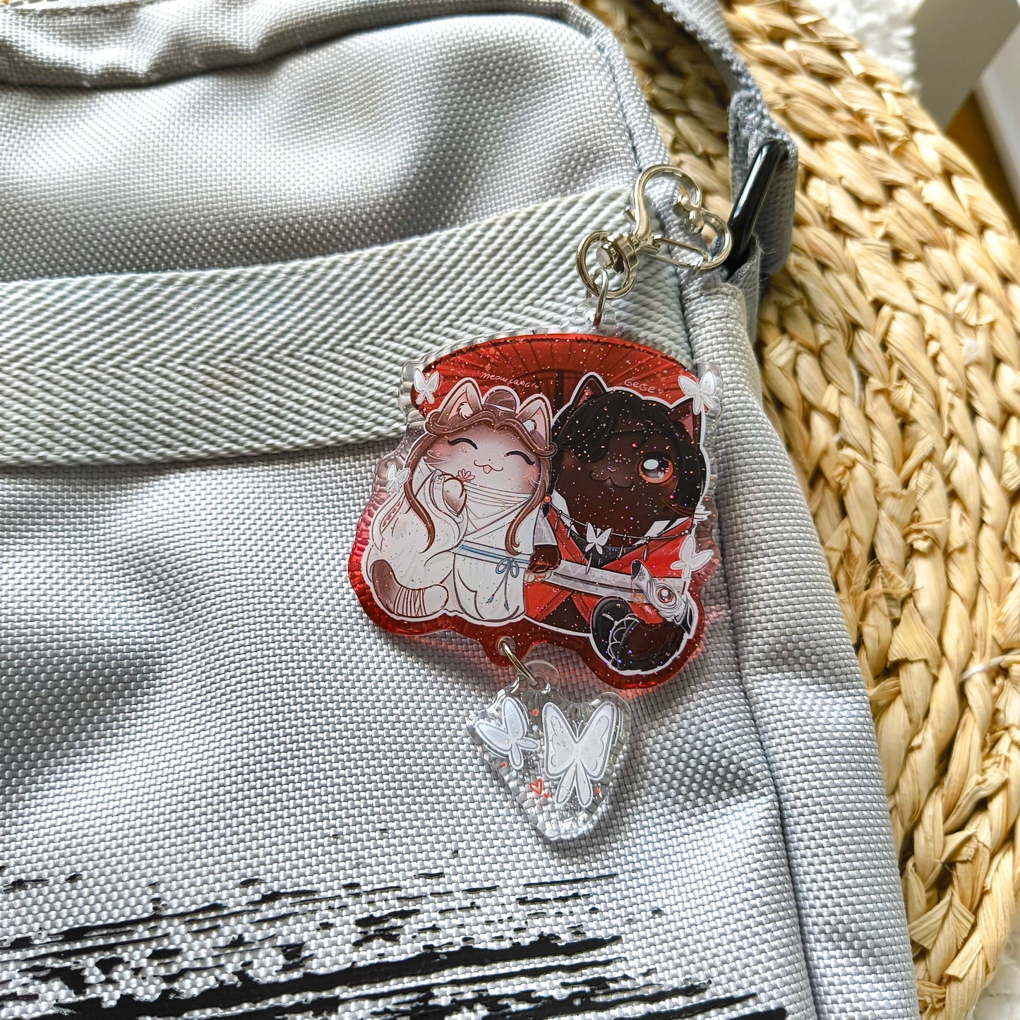 HUALIAN fandom double keychain