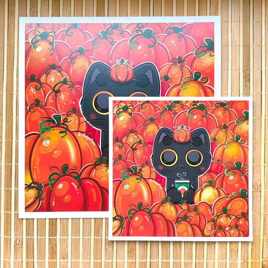 PUMPKIN TETSU art print