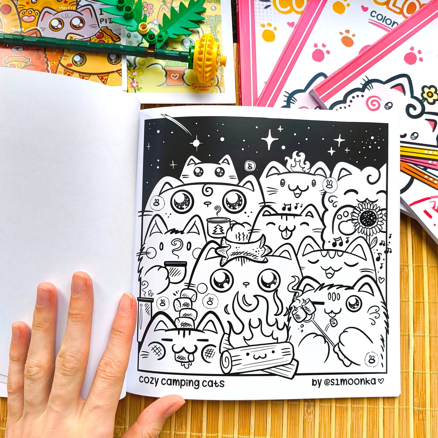 COLOR YOUR WORLD WITH CATS | original coloring book Vol. 1