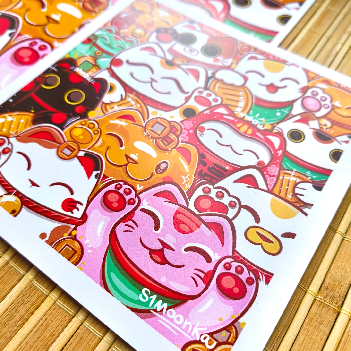 MANEKI NEKOS art print