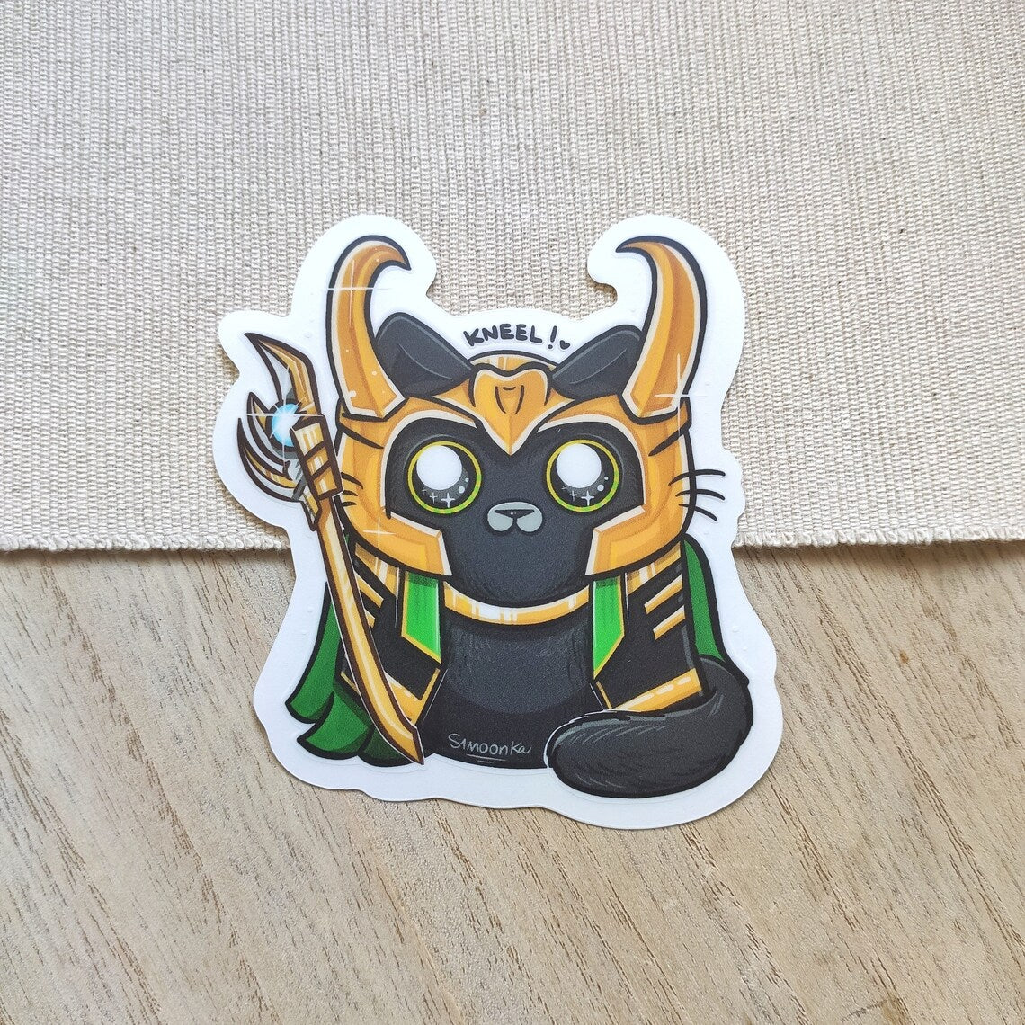 LOKITTY die-cut waterproof vinyl sticker