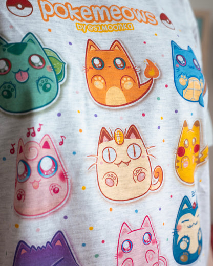 POKEMEOWS cotton t-shirt