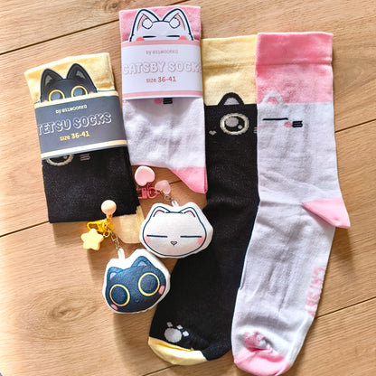 CATSBY&TETSU cotton socks :3