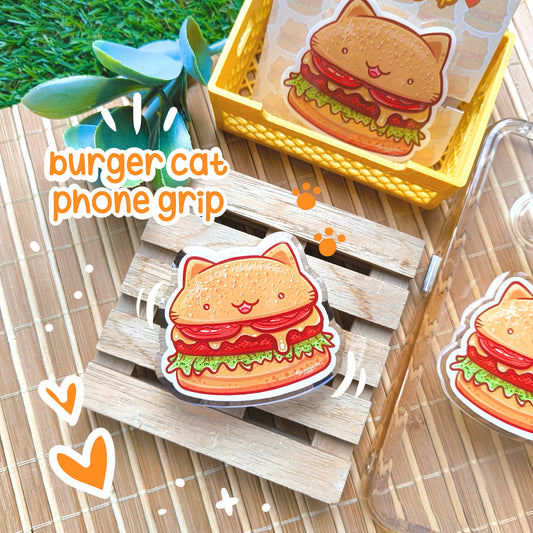 BURGER CAT phone grip