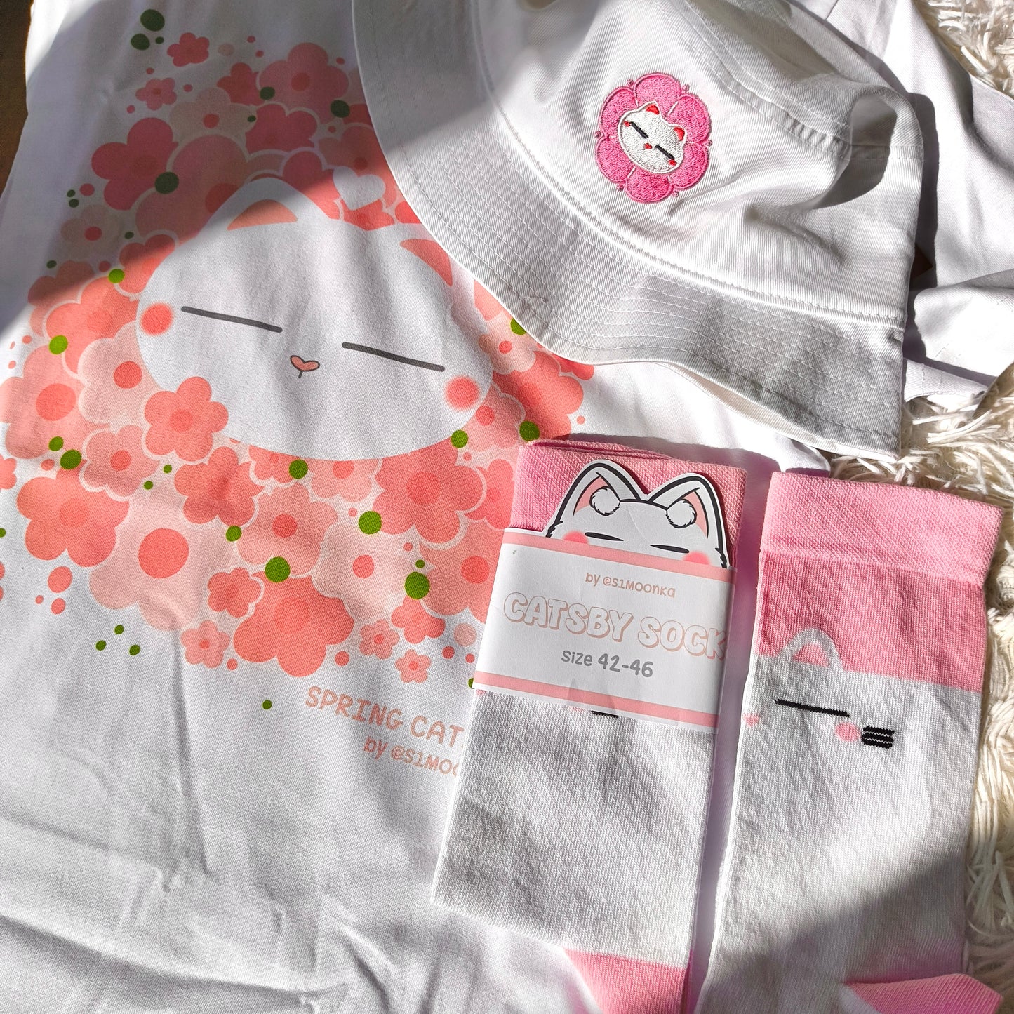 SPRING CATSBY cotton t-shirt