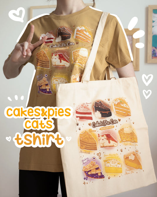 BREAD CATS Baumwoll-T-Shirt