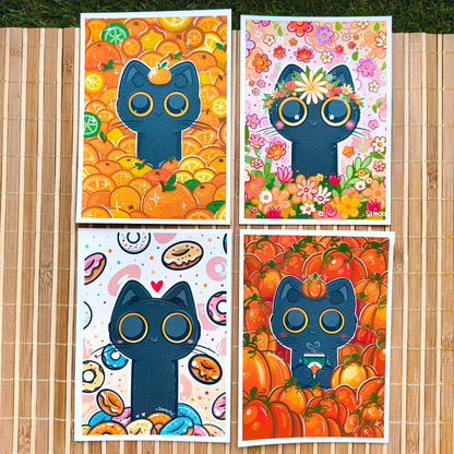 TETSU SEASONS postcard set