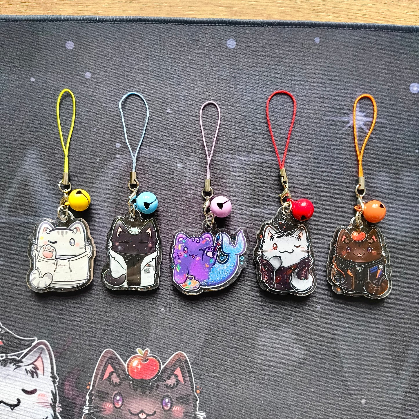 MEOW&DEEPSPACE phone charms