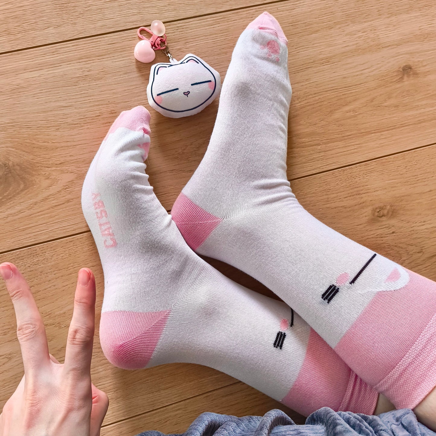 CATSBY&TETSU cotton socks :3