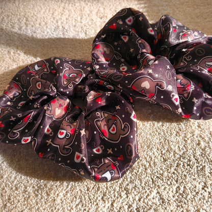 COFFEE CAT scrunchie