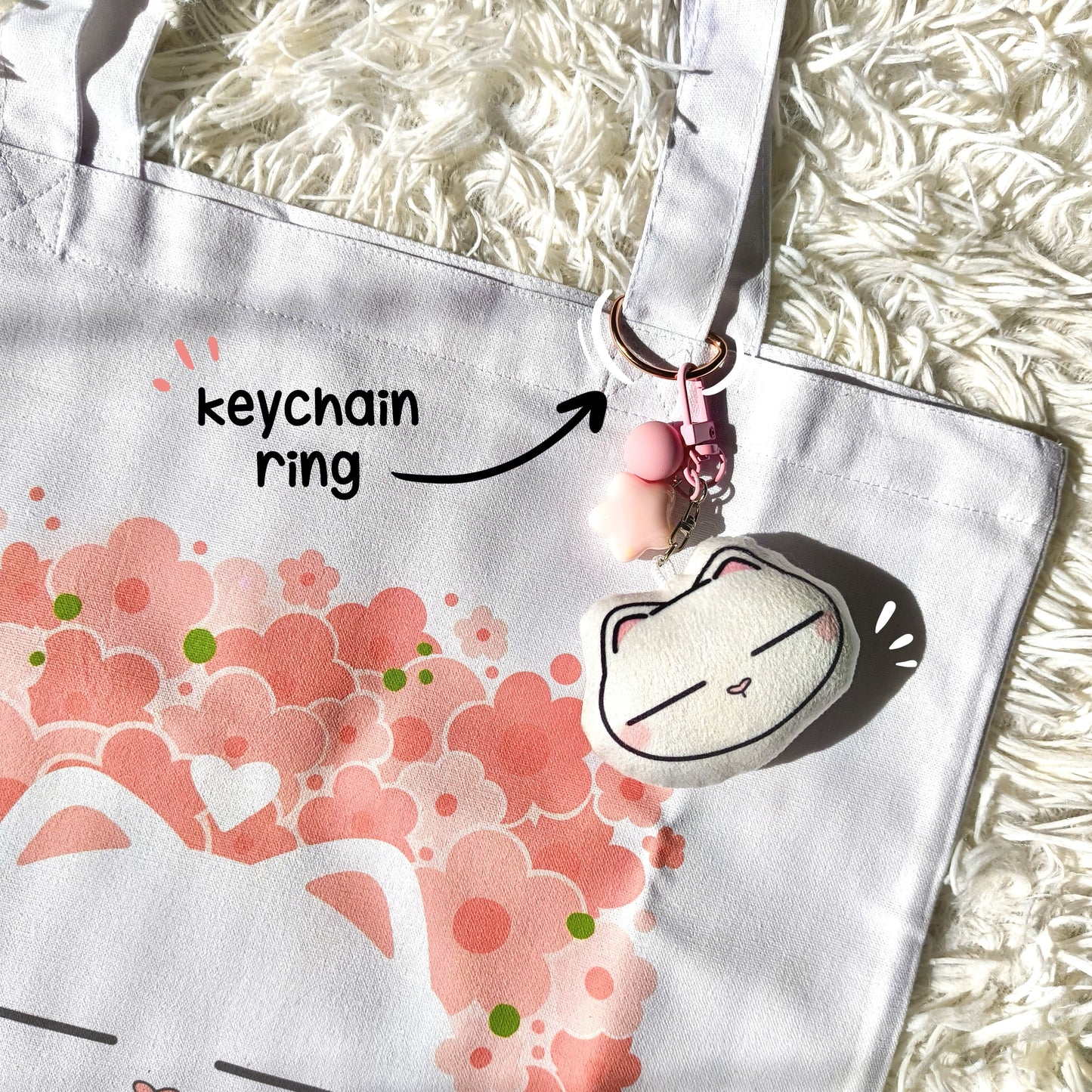 SPRING CATSBY cotton tote bag