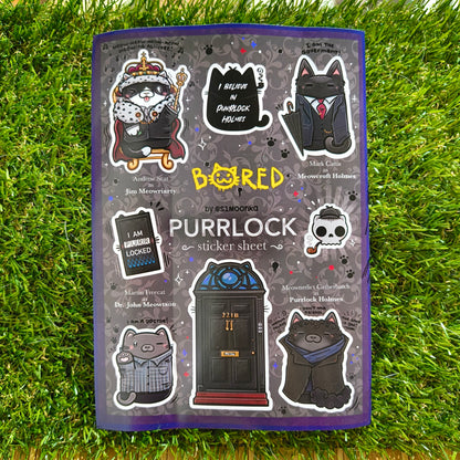 PURRLOCK sticker sheet