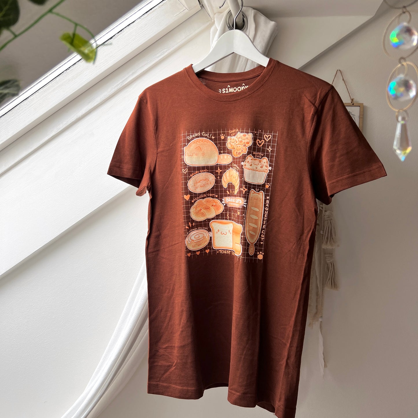 BREAD CATS cotton t-shirt