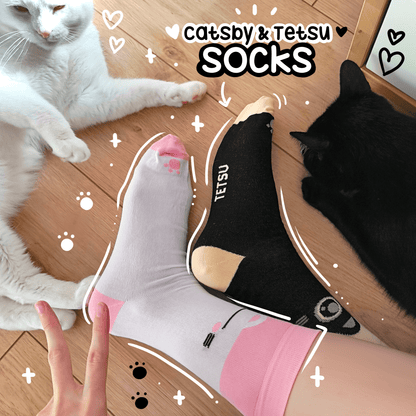 CATSBY&TETSU cotton socks :3