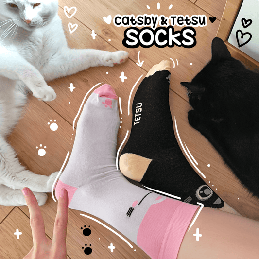 CATSBY&TETSU cotton socks :3