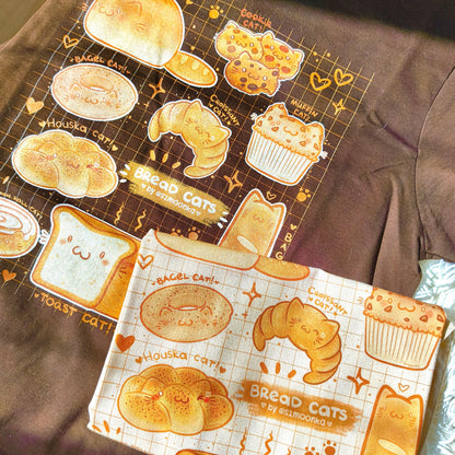 BREAD CATS Baumwoll-T-Shirt