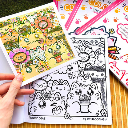COLOR YOUR WORLD WITH CATS | original coloring book Vol. 1