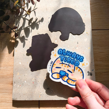 FUNNY CATS 2 fridge magnets set
