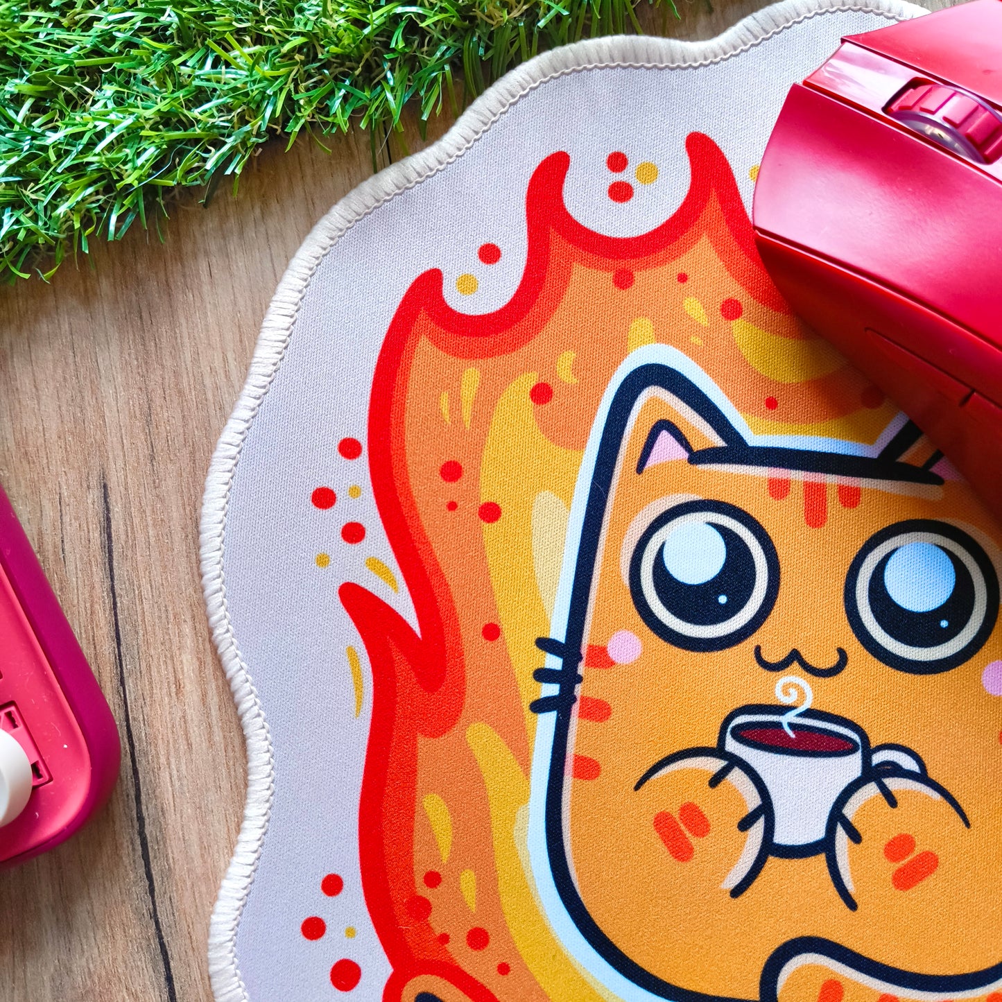 THIS IS FINE mousepad